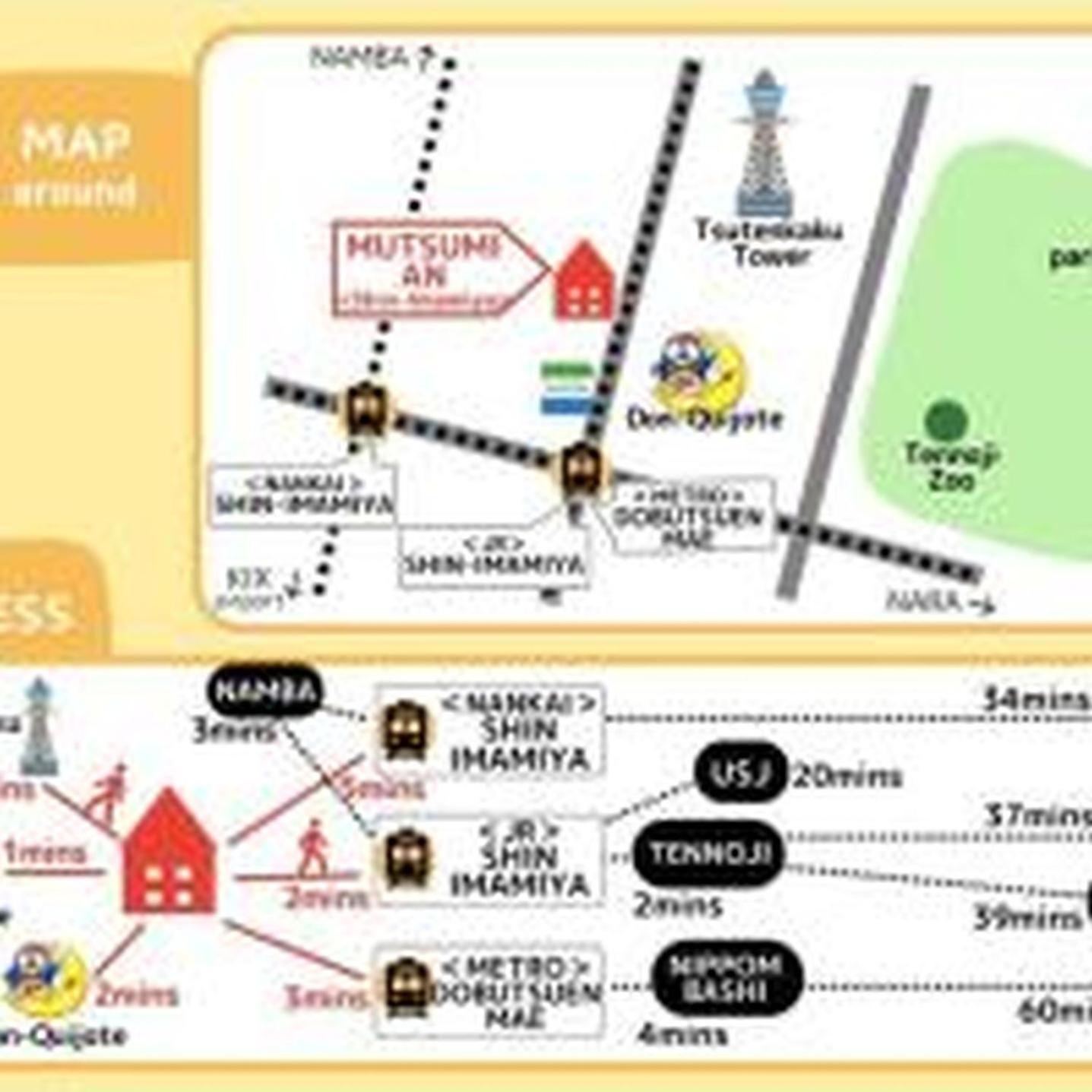 むつみ庵新今宮403 Appartement